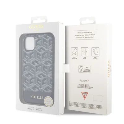 Image de Guess Guhmn61Hgcfsek Iphone 11 / Xr 6.1Czarny/Black Hardcase Gcube Stripes Magsafe