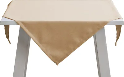 Produktbild von Pichler Strukturuni mit Fleckschutz uni Mitteldecke 1er Set 100 x 100 cm PANAMA Rechteck sand , 2 cm breit gesäumt