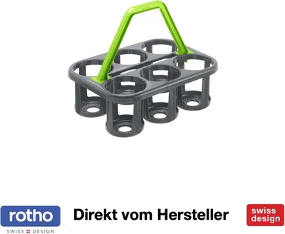 Produktbild von Flaschenträger BASIC, Farbe:Grün / Anthrazit