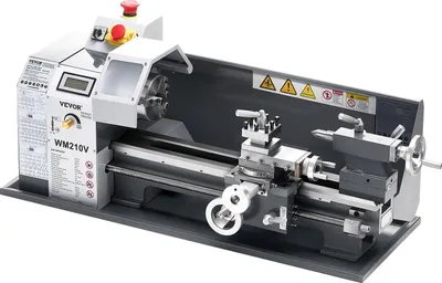 Produktbild von Metalldrehmaschine Drehmaschine 550WTischdrehmaschine 2500U/min 21x37cm