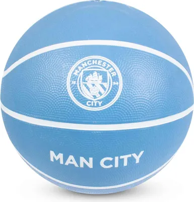 Obrázek produktu pro Týmové zboží Basketbal Manchester City velikost 7 modrá guma