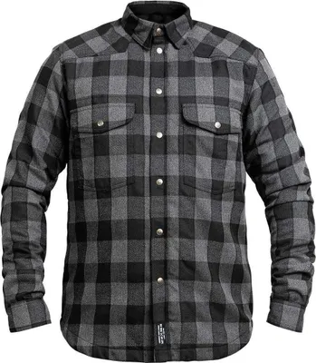 Immagine prodotto di John Doe Motorrad Hemd Motoshirt Lumberjack XTM Grigio/Nero-L