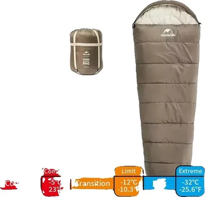 Obrázek produktu pro Spací pytel, ultralehký, mumie, hnědý MJ600