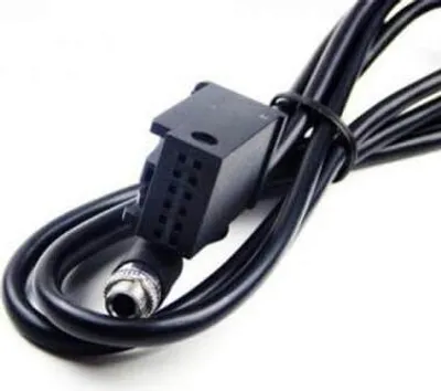 Produktbild von SYSTEM-S Audio Kabel 1,5 m Klinke Buchse zu Opel Autoradio Adapter in Schwarz