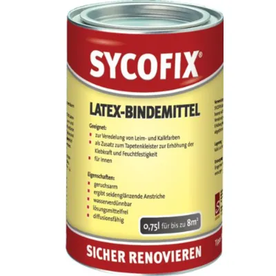 Produktbild von Sycofix Latex Bindemittel farblos 750ml Zusatz Leim - u. Kalkfarben Versiegelung