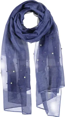 Productafbeelding van Damessjaal met parels, donkerblauw, Passigatti