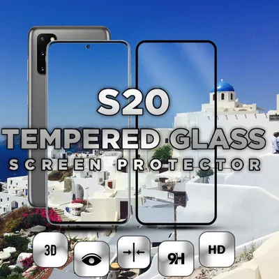 Obrázek produktu pro 1-balení Samsung Galaxy S20 Ochranné sklo na displej - Tvrzené sklo 9H - Super kvalita 3D