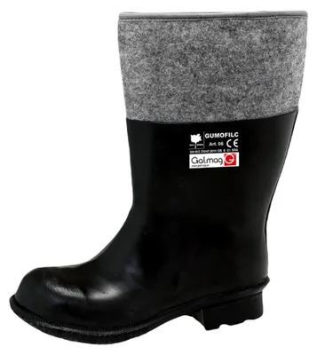 GALMAG Filz-Gummistiefel 06A-47 Größe 47, handgefertigt, 100% Gummi