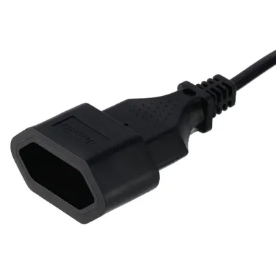 Produktbild von Euro-Verlängerungskabel, 5 m, Schwarz (00137279)