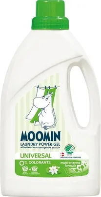 Zdjęcie produktu dla Żel Do Prania Uniwersalny Do Wszystkich Tkanin 900Ml Moomin