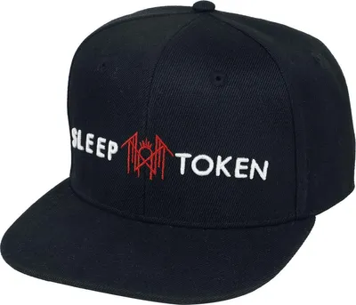 Produktbild von Sleep Token Cap Herren Logo schwarz Standard