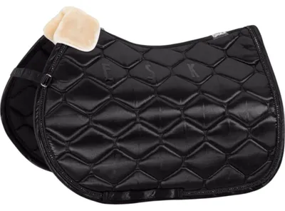 Image de Chabraque de saut Eskadron Satin Crystal Chabraque noire VS