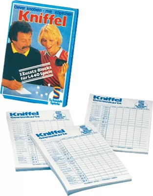 Produktbild von 3er Pack Kniffelblock