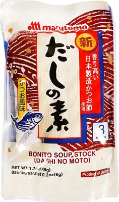 Immagine prodotto di [ 48g ] MARUTOMO Condimento in polvere per zuppe (Dashi no Moto) / Condimento Miso / Brodo Bonito Dashi / Sushi