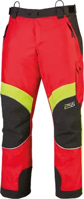 Produktbild von PSS Regenhose wasserdicht / Outdoorhose X-treme Rain Rot/Gelb Größe M