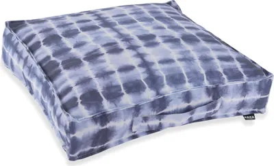 Produktbild von H.O.C.K. Badu Batik Midnight Outdoor Matratzenkissen 50x50x10cm col. 03 blau