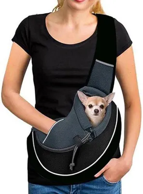 Produktbild von Transporttas für Hunde und Katzen - atmungsaktive Reisetasche für kleine Tiere - Puppy-Koffer mit Vorratsfach - bequem und ideal für draußen und den öffentlichen Verkehr