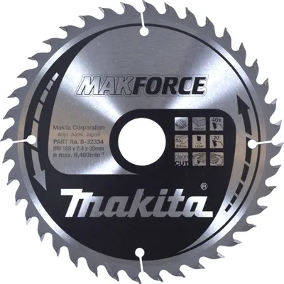 Produktbild von Makita Kreissägeblatt MAKFORCE 180/30 mm, 40 Zähne, 1,5 mm, Holz