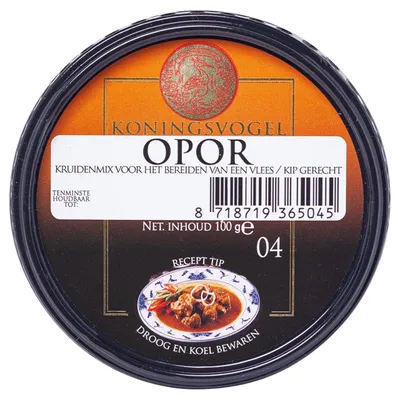 Zdjęcie produktu dla Koningsvogel Boemboe Opor Mix 100g – Aromatyczna mieszanka przypraw indonezyjskich
