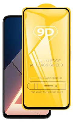Obrázek produktu pro Ochranná fólie na displej Ochranné sklo pro Xiaomi Poco M7 4G Full Cover 9D tvrzené sklo