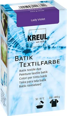 Obrázok produktu pre KREUL 98528, Fialová, farba na textil, Prášok, 1 kusov