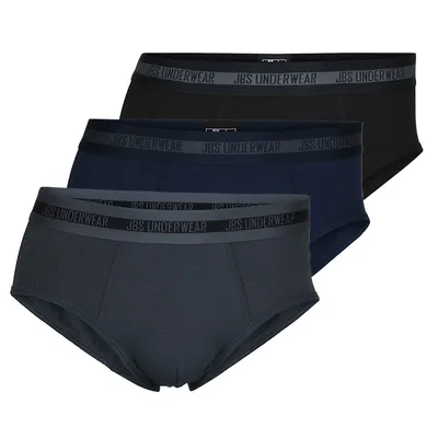 Imagen del producto de JBS Pack de 3 tangas de bambú de corte midi. Transpirables y cómodas, con cintura elástica suave y ajuste perfecto