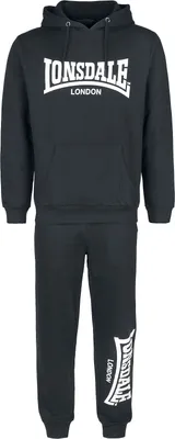 Produktbild von Lonsdale London Trainingsanzug Herren Cloudy schwarz XL
