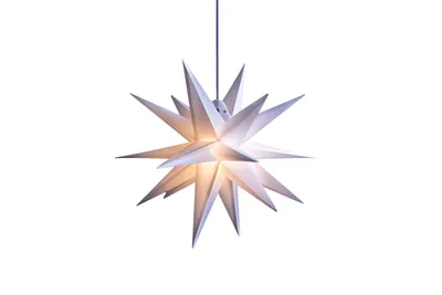 Produktbild von DT Dekostern - 40cm WEISS - Innen/Außen - Birne