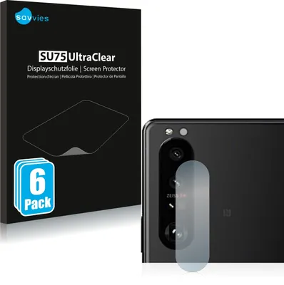 Produktbild von 6x Für Sony Xperia 5 III (NUR Kameraschutz) Schutzfolie Savvies Displayschutz Display Schutz Folie Klar Transparent