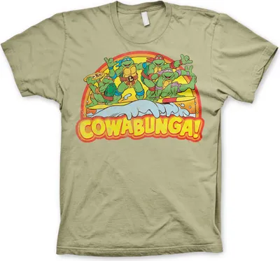 Produktbild von TMNT - Cowabunga T-Shirt - Large - Khaki