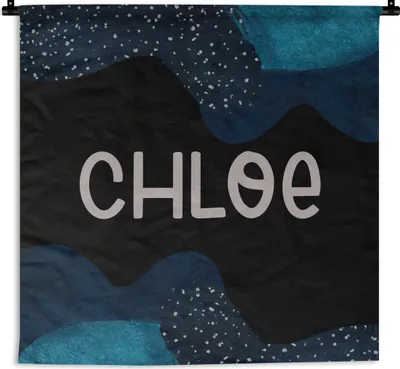 Produktbild von MuchoWow® Wandteppich Wandbehang Chloe - Pastell - Mädchen 150x150 cm Tapisserie Dekoration Wandtuch - Wohnaccessoires - Modernes