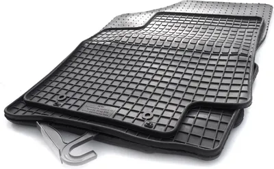 Immagine prodotto di Tappetini in gomma per Hyundai i20 / i20 Hybrid (dal 2020) Tappetini in gomma, inodore, qualità originale, nero, 4 pezzi, tappetini interni per tutte le stagioni