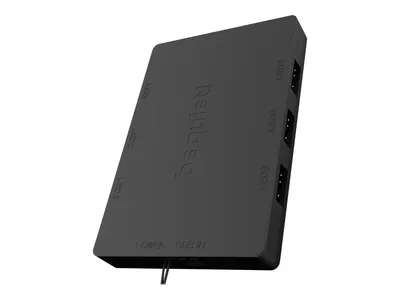 Obrázok produktu pre buďte ticho! Light Wings | 140mm PWM Triple Pack vysokorýchlostný ventilátor Computergehäuse 14 cm Schwarz 3 Stück(e)