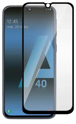 Obrázek produktu pro Mocolo, 3D UV sklo s plnou ochranou pro Galaxy A40, černé / průhledné