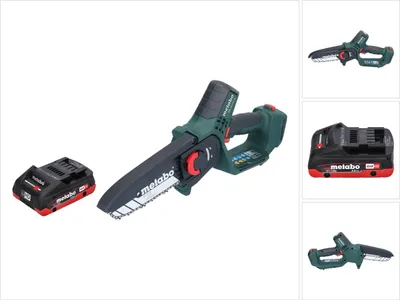 Produktbild von Metabo MS 18 LTX 15 Akku Gehölzsäge 18 V 15 cm 5 m/s + 1x Akku 4,0 Ah - ohne Ladegerät