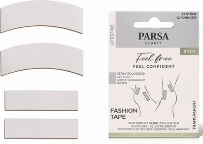 Produktbild von PARSA Beauty Lifestyle Fashion Tape, doppelseitiges Klebeband für perfekten Sitz