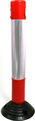 Produktbild von Flexibler, selbstaufrichtender Parkpfosten mit Ösenkappe für Ketten Rot x x 800 mm - Rot - Polyethylene (PE) - In - & Outdoor - Nutzung - SFP - 004 - N