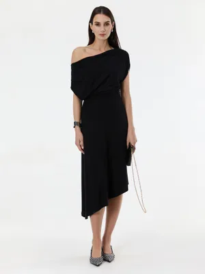 Produktbild von Orsay schwarzes Damen-Midikleid 36