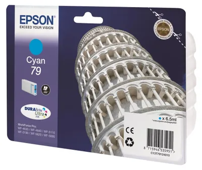 Produktbild von Epson DURABrite Ultra Ink 79 Tintenpatrone cyan        T 7912