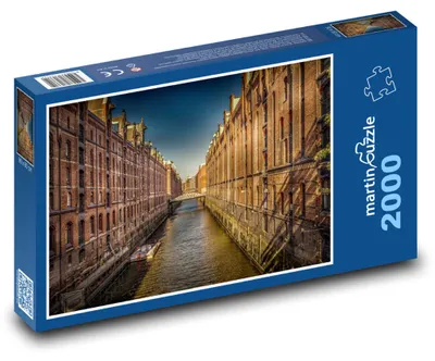 Obrázek produktu pro Puzzle 2000 Speicherstadt - Hamburg, Německo - martinpuzzle