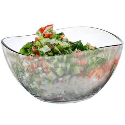 Produktbild von ORION Salatschüssel Glasschüssel / Glasschale zum Servieren von Gerichten 21 cm 1,88l