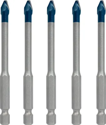 Image de Foret Hard Ceramic Hex-9 Expert Couvreur BOSCH Ø 6 mm - 5 pièces - 2608900599