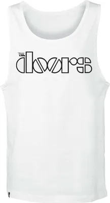 Produktbild von The Doors Tank-Top Herren Logo weiß Band-Merch, Bands 100% Baumwolle M