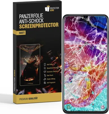 Produktbild von 2x Panzerfolie für Samsung Galaxy A51 ANTI-SCHOCK Displayschutzfolie MATT