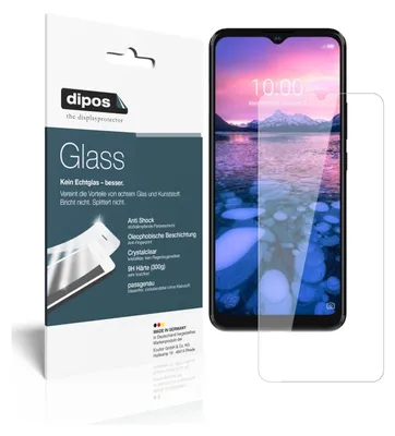 Produktbild von 1x Schutzfolie für ZTE Blade 20 5G - Anti-Shock 9H Folie dipos Glass Kunststoffglas