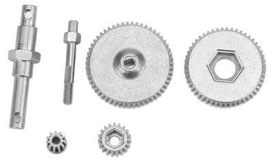 Obrázok produktu pre Sada prevodovky RC a hriadeľ z nehrdzavejúcej ocele pre AXIAL SCX24 AXI90081 AXI00001 AXI00002 1/24 Auto