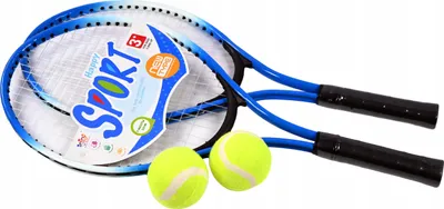 Produktbild von Kinder Tennis Set 2 Schläger & Bälle - Tennisschläger mit Tasche für kleine Anfänger