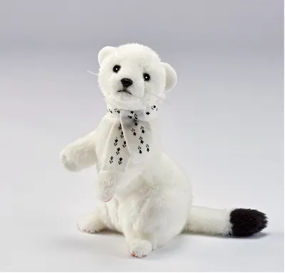 Produktbild von Anima 8512 Hermelin mit Schal 23 cm Kuscheltier Stofftier Plüschtier Anima