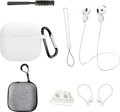 Obrázok produktu pre INF Osembodový biely kryt pre AirPods 4. generácie