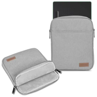 Produktbild von Sleeve Tasche für Wacom Intuos Pro S / 2025 Hülle Grafiktablett Schutzhülle CaseNotebook Sleeve Farbe:Grau